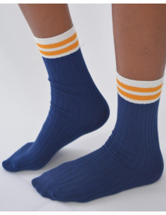 Chaussettes rayures bandes chics
