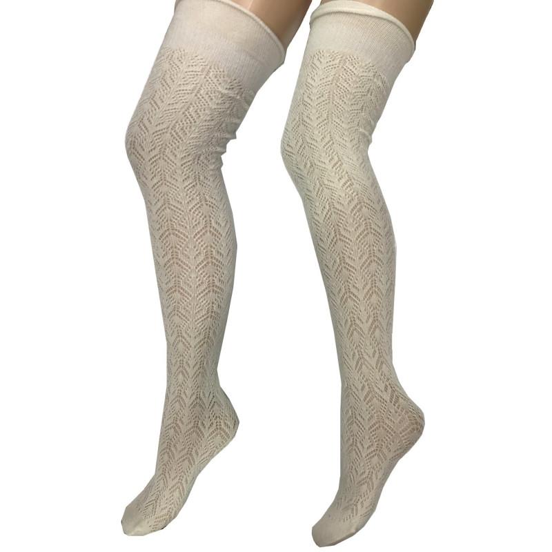 Jambières coton dentelle ajouré