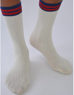 Chaussettes rayures bandes chics 2