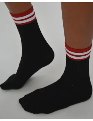 Chaussettes rayures bandes chics