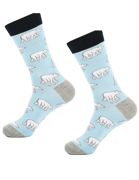 Chaussettes Ours Blanc