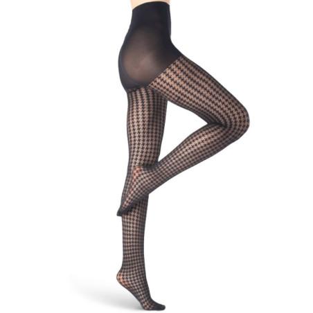 Collant Emilio Cavallini Pied de poule