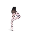 Collant Blanc gros pois Emilio Cavallini