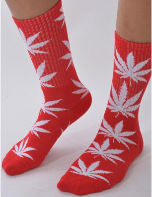 chaussettes feuilles de cannabis