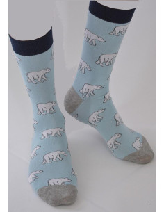 Chaussettes Ours Blanc 2