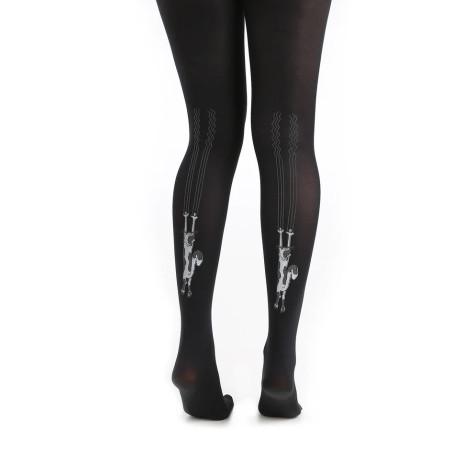 Collant-pamela-mann-imprimé-noir-chat-griffu