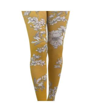 Collant opaque imprimé Jasmine Fleuri