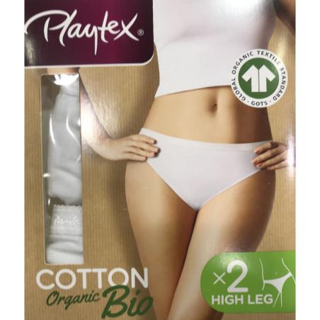Pack 2 Slips Classique Playtex Coton Bio