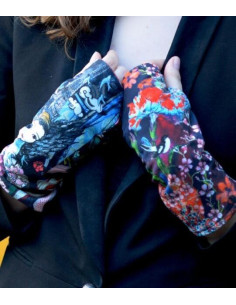 Mitaines réversible Marieantoilette Petit matin 2