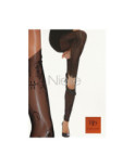 Legging en fine dentelle Doré-Doré
