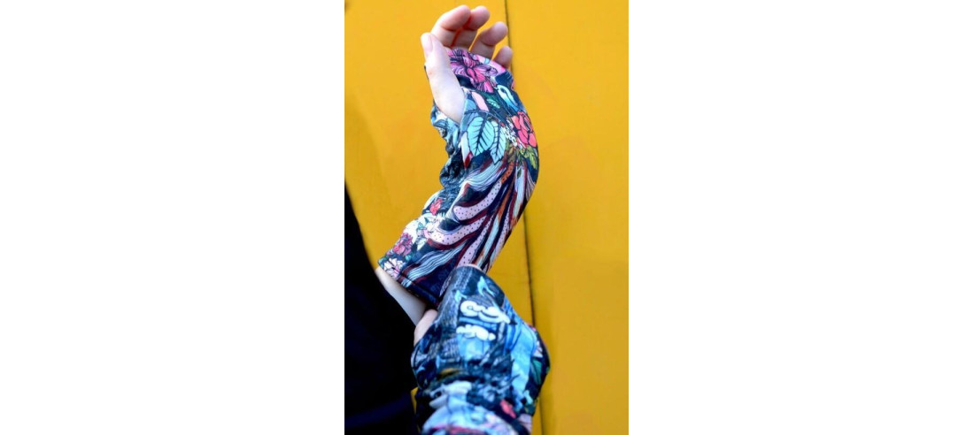 Mitaines MANCHON IMPRIME MARIEANTOILETTE