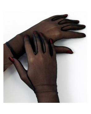  GANTS-cervin-tulle-glamour-long-noir-détail