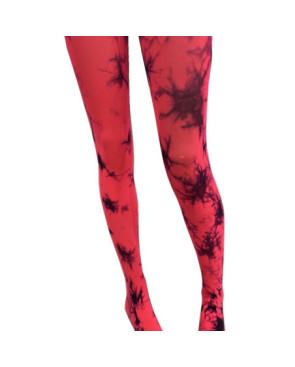  collant-Tye-n-dye-rouge-encre-tendance-face