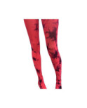 Collant Opaque Tye and Dye Rouge Les petits caprices