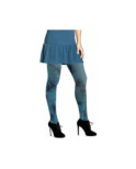 Collant Opaque Tye and Dye cobalt Les petits caprices