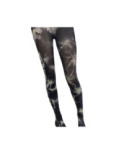 Collant Opaque Tye and Dye noir Les petits caprices