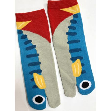 Chaussettes-Tabis-Coton-carpe-argenté-av
