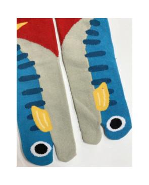 Chaussettes Tabis Japonaises Carpes Argentées