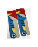 Chaussettes Tabis Japonaises Carpes Argentées