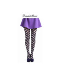 Collant Pamela Mann coeurs blancs