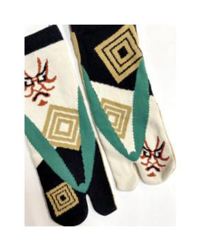  Chaussettes-Tabis-Coton-fantome-japonais-détail