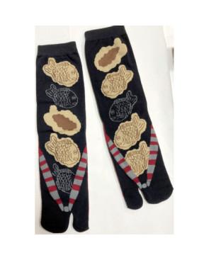  Chaussettes-Tabis-Coton-noir-Dorades-royales-entier