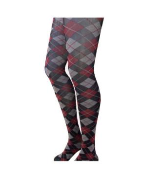 Collant Argyle Opaque Tendance Marine