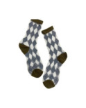 Chaussettes Crystal Arlequin Gris Tendance