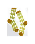 Chaussettes Crystal Arlequin Anis Tendance