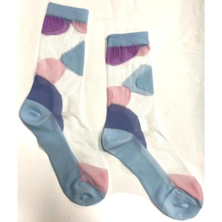Chaussettes crystal Bulles Pastels Caprices