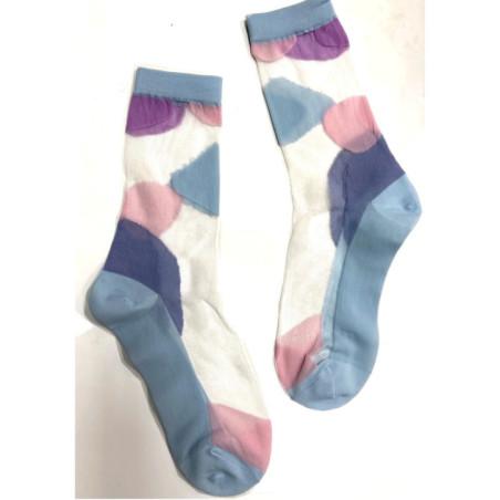 Chaussettes crystal Bulles Pastels Caprices