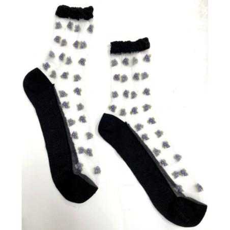 Chaussettes-transparente-LPC-Lavandes-fleuries