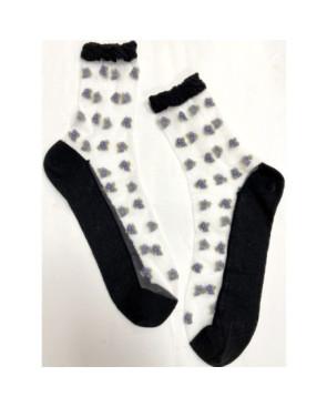 Chaussettes crystal Lavande en fleurs Caprices