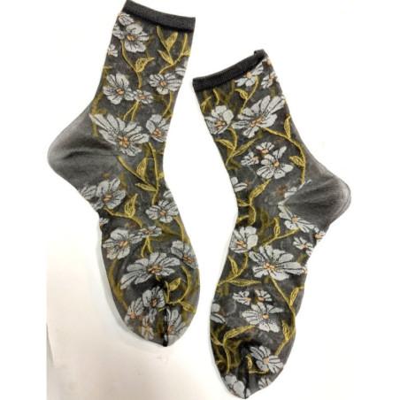 Chaussettes Crystals Buissons Fleuris Caprices