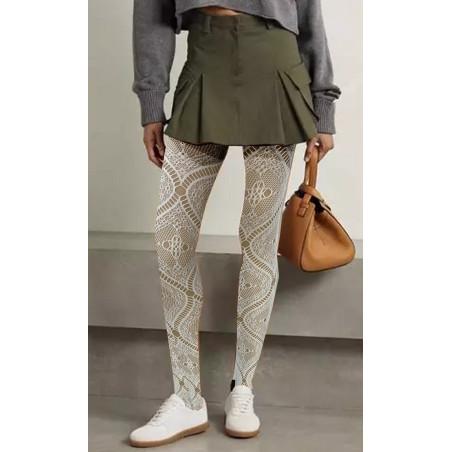 Collant Dentelle baroque ivoire Les petits Caprices