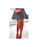 Collant Dentelle rouge  Les petits Caprices Fleuri