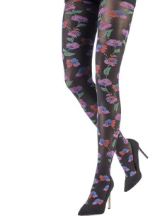 Collant Fleuri Emilio Cavallini