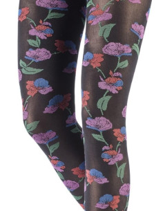 Collant Fleuri Emilio Cavallini 2