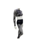 Coffret Top et leggings résille baroque