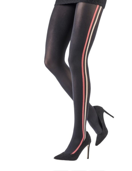 Collant Rayures sports chic Emilio Cavallini