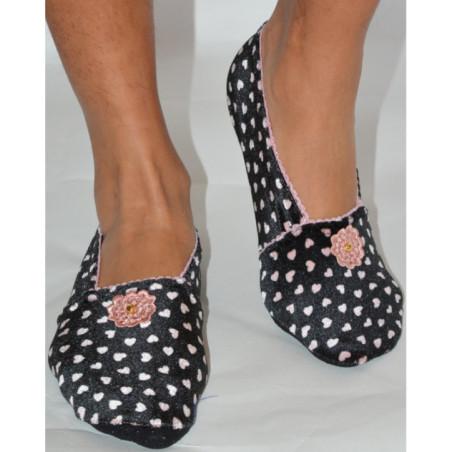 Chausson-coréen-lpc-ixli-carina-pink-vintage-avant-porté