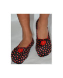 Chausson de voyage Carina Red  Ixli