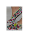 Chausson de voyage Elisa Vert Fleuri Ixli