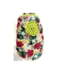 Chausson de voyage Elisa Vert Fleuri Ixli