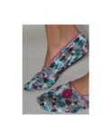 Chausson de voyage Elisa Pink Fleuri Ixli