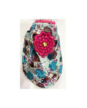 Chausson de voyage Elisa Pink Fleuri Ixli