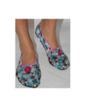 Chausson de voyage Elisa Pink Fleuri Ixli
