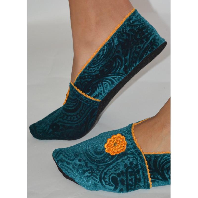Chausson de voyage Flor Jaune Ixli