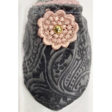 Chausson de voyage Flor Rose Ixli