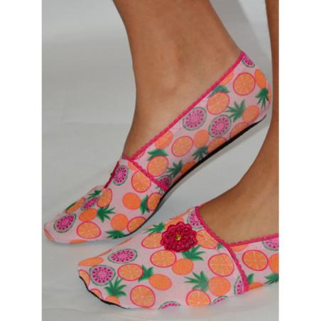 chaussons-tissu-imprimé-de-voyage-ixli-les-petits-caprices-Fruity-rose-profil